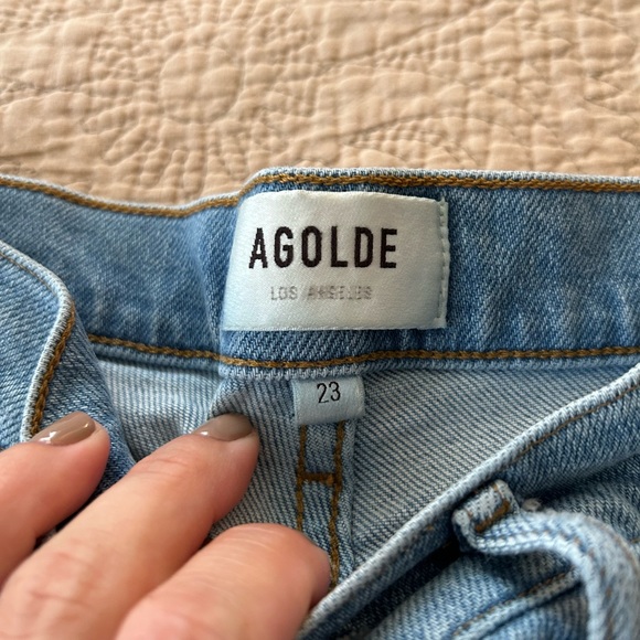 AGOLDE Nico high rise slim fit jeans. Excellent condition, size 23. - Picture 2 of 6